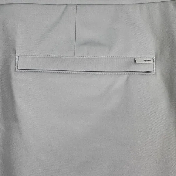 Vuori Pants Women Medium 33X33 Gray Meta Wideleg NWT Office Casual Dress - Picture 12 of 14